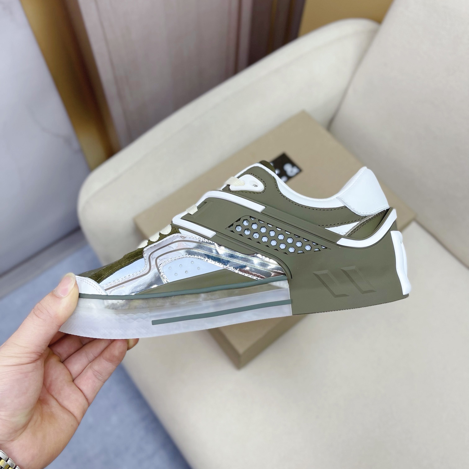 Dolce & Gabbana Calfskin Custom 2.Zero Sneakers - FashionPlug