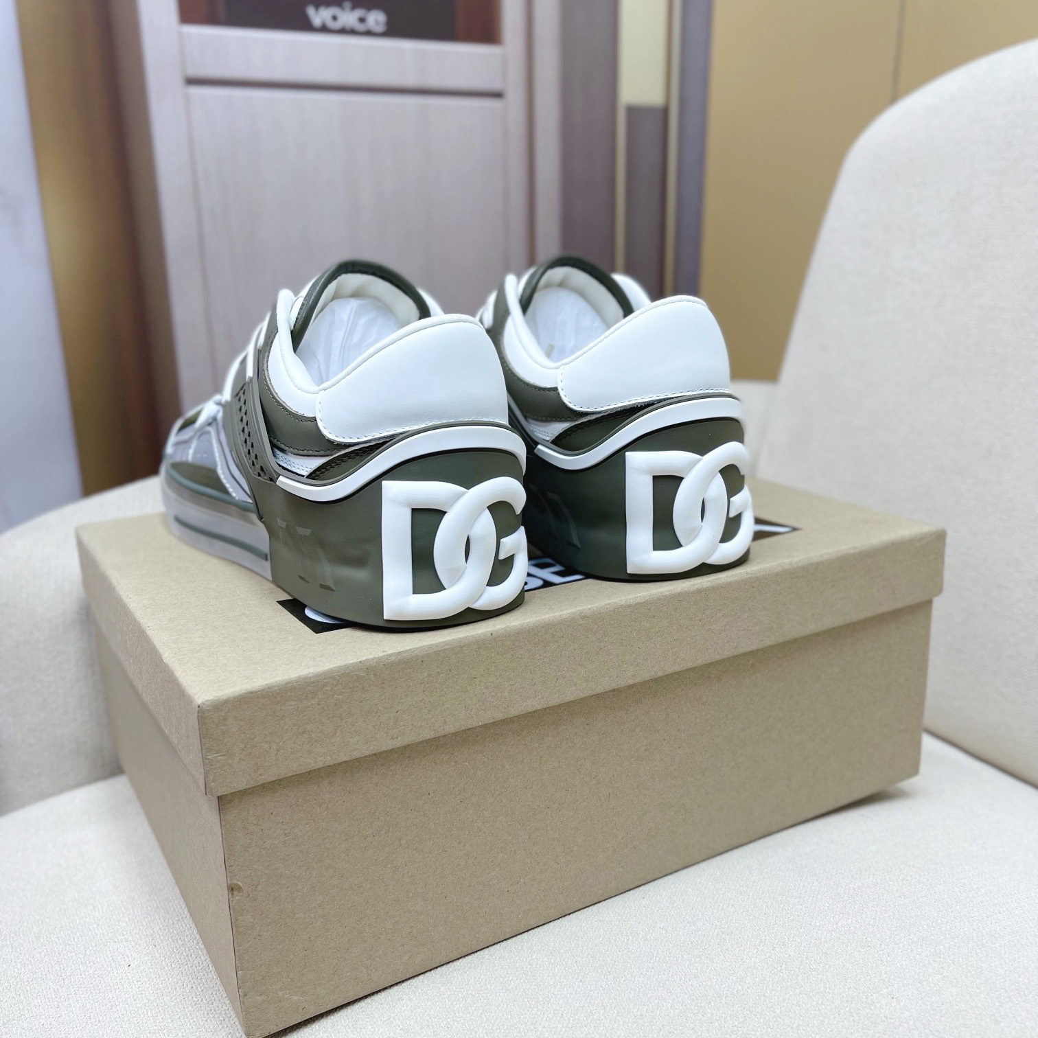 Dolce & Gabbana Calfskin Custom 2.Zero Sneakers - FashionPlug