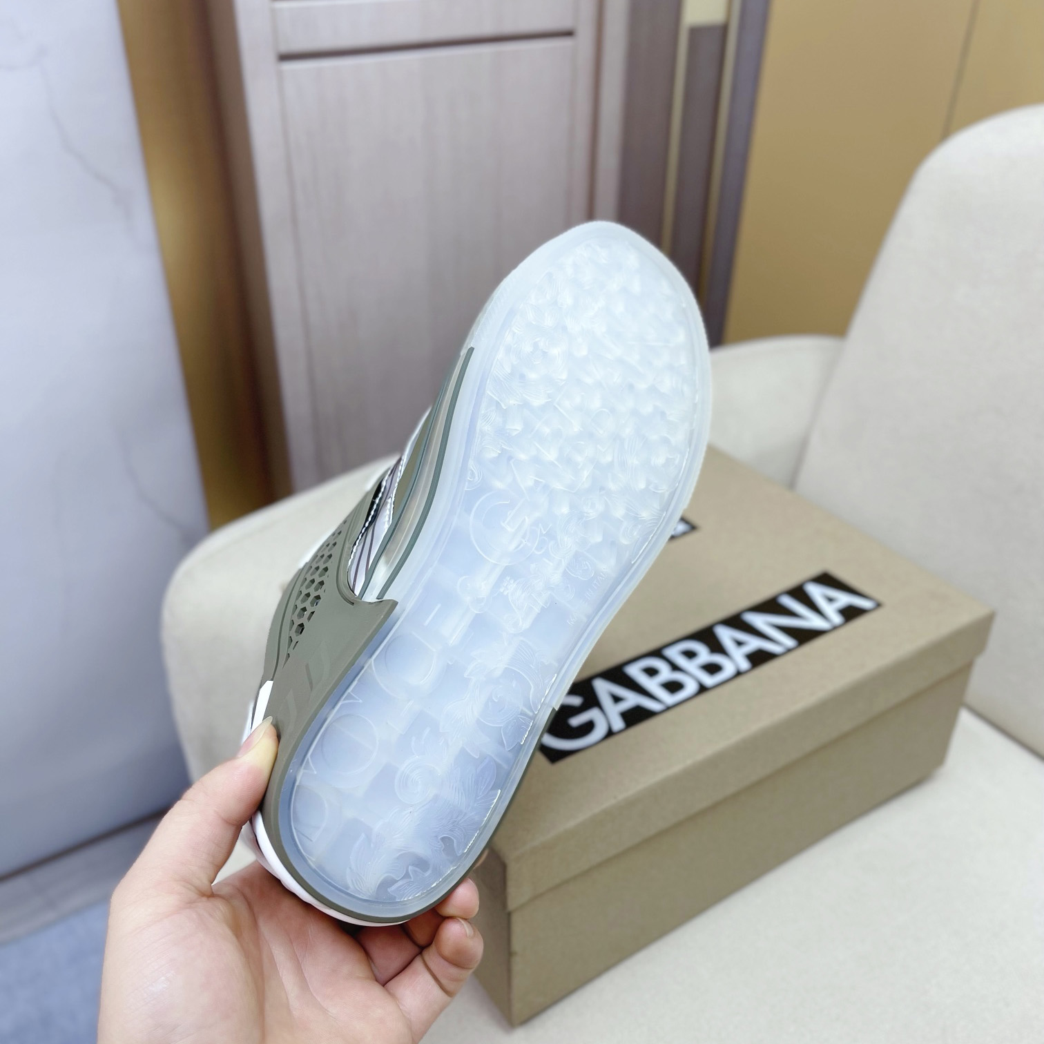 Dolce & Gabbana Calfskin Custom 2.Zero Sneakers - FashionPlug