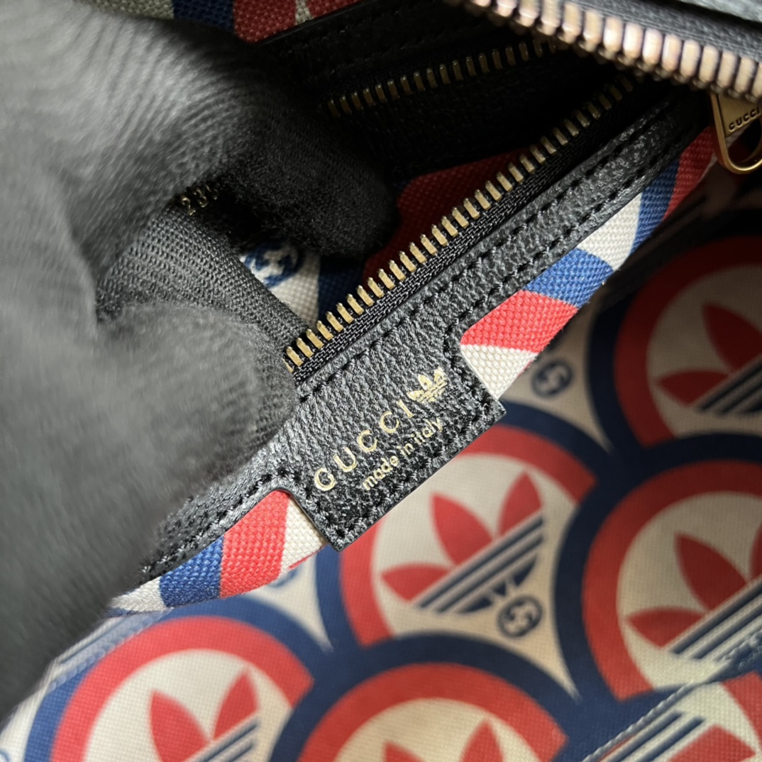 Adidas x Gucci Mini Duffle Bag(31.5-18-15.5cm) - FashionPlug