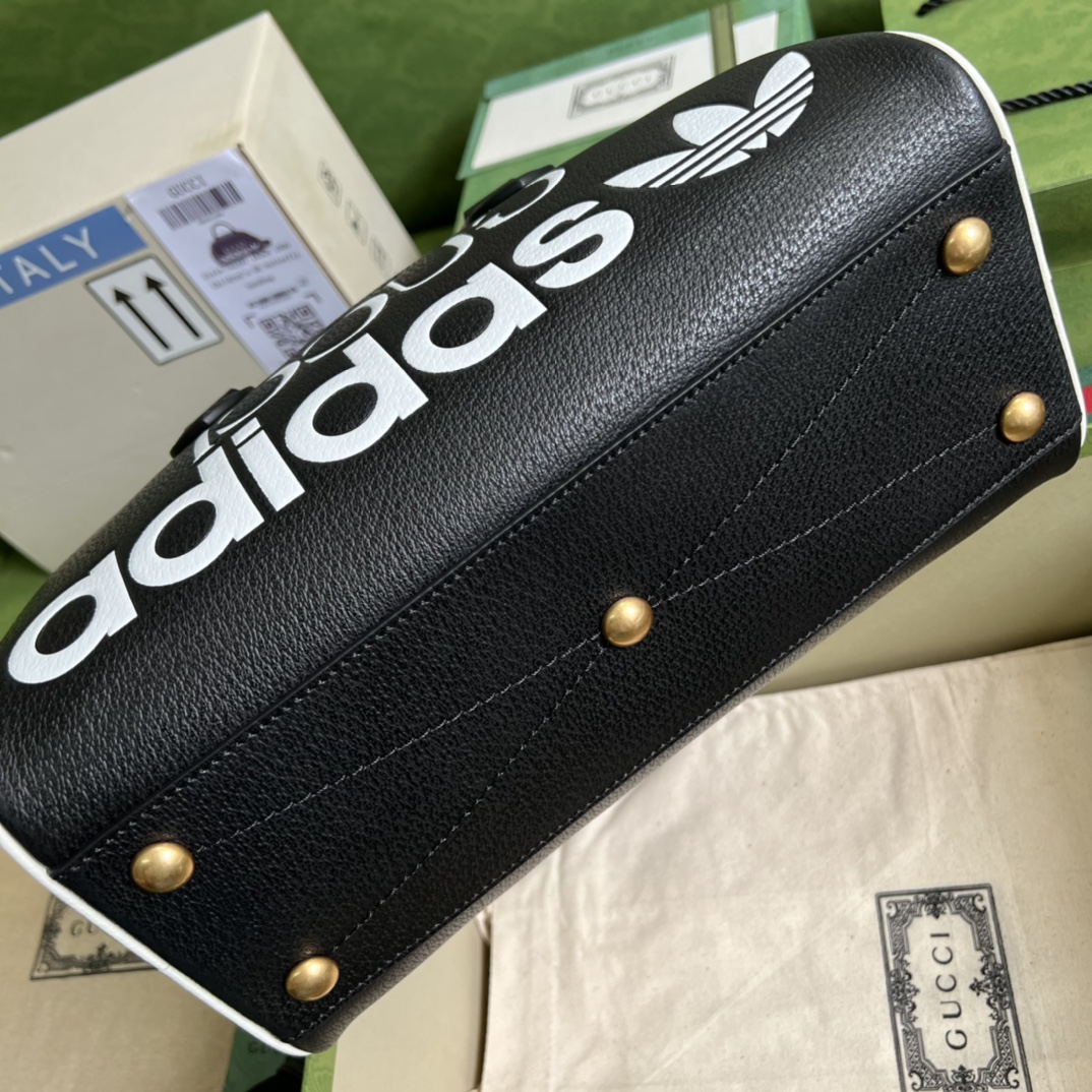 Adidas x Gucci Mini Duffle Bag(31.5-18-15.5cm) - FashionPlug