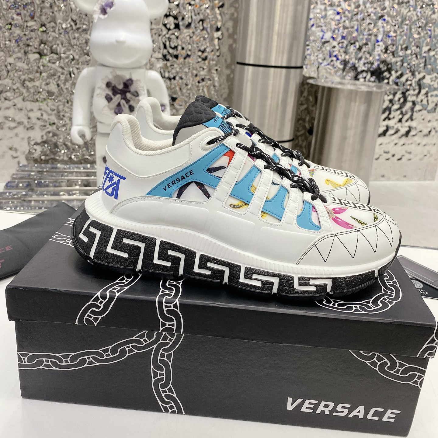 Versace Trigreca Sneakers  - FashionPlug
