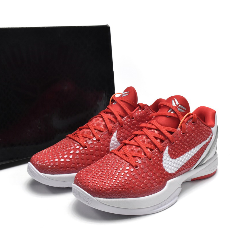Nike Zoom Kobe VI TB Red Sneaker    454142-600 - FashionPlug