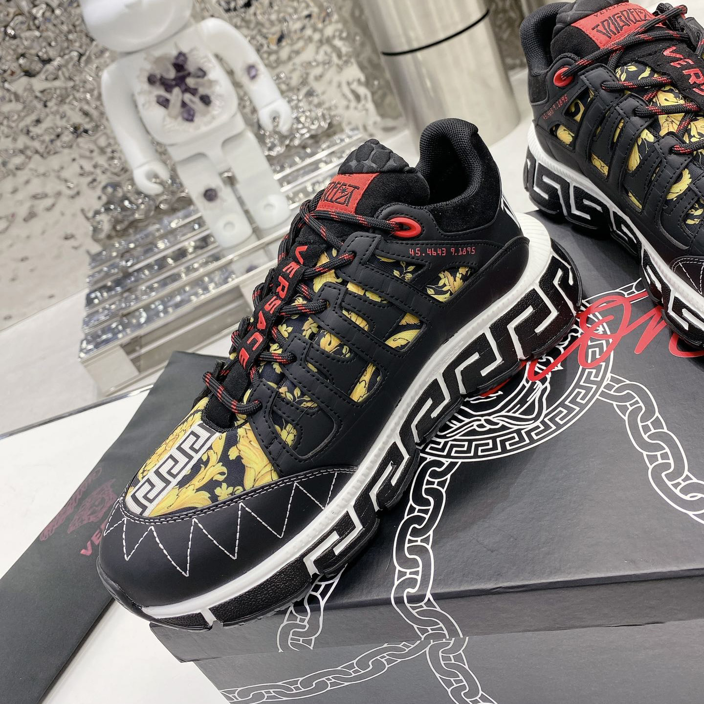 Versace Trigreca Sneakers  - FashionPlug