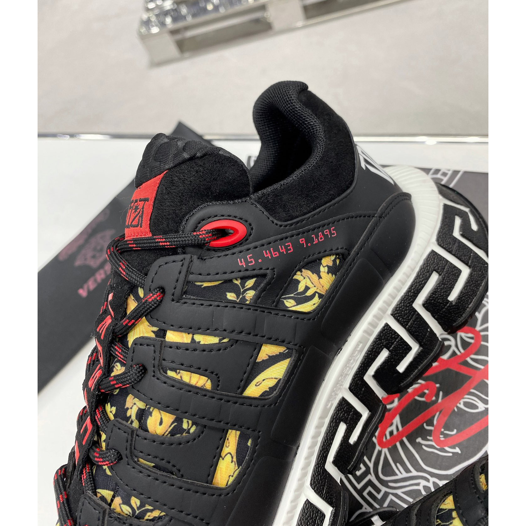 Versace Trigreca Sneakers  - FashionPlug