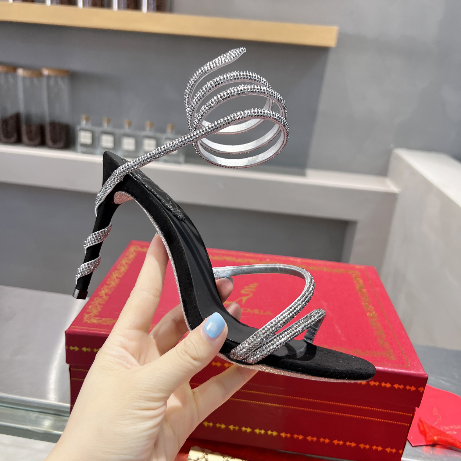 Rene Caovilla Cleo Rene Caovilla Sandal - FashionPlug