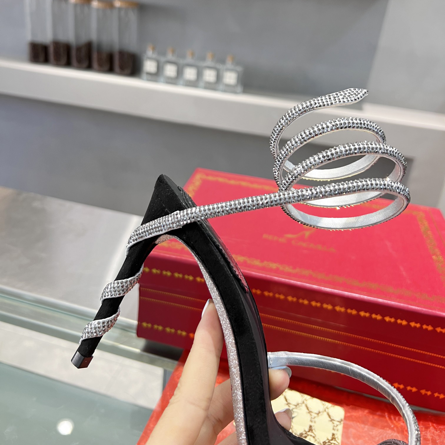 Rene Caovilla Cleo Rene Caovilla Sandal - FashionPlug