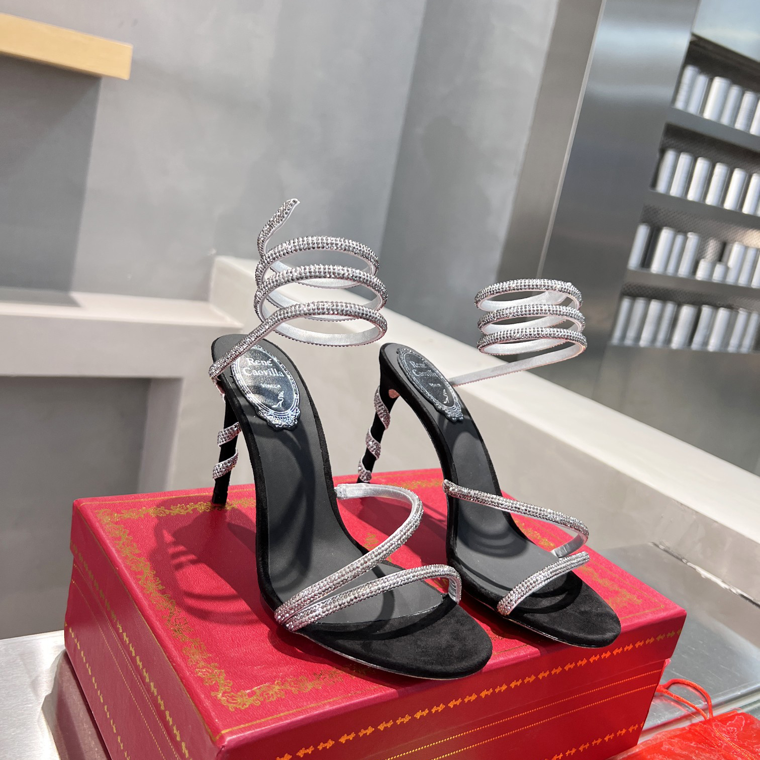 Rene Caovilla Cleo Rene Caovilla Sandal - FashionPlug