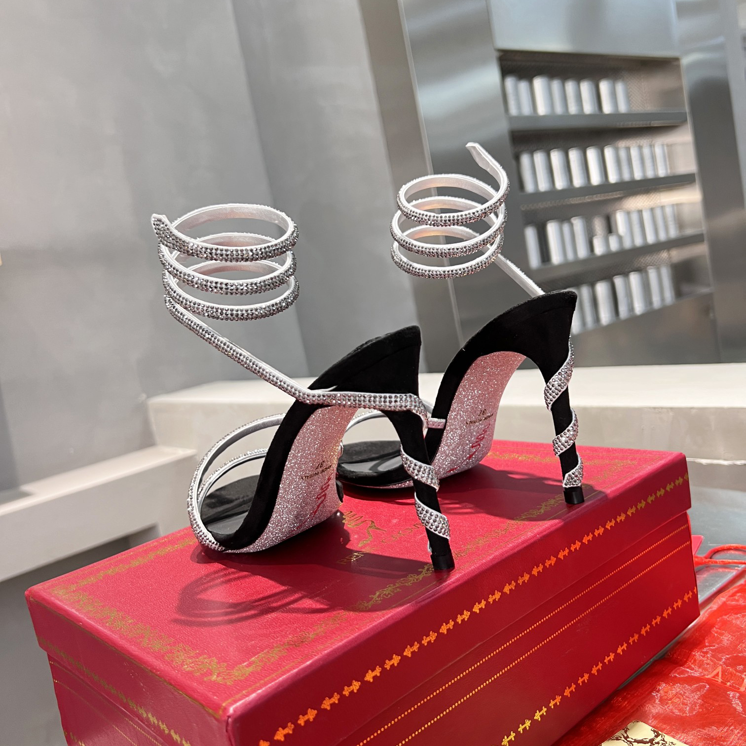 Rene Caovilla Cleo Rene Caovilla Sandal - FashionPlug