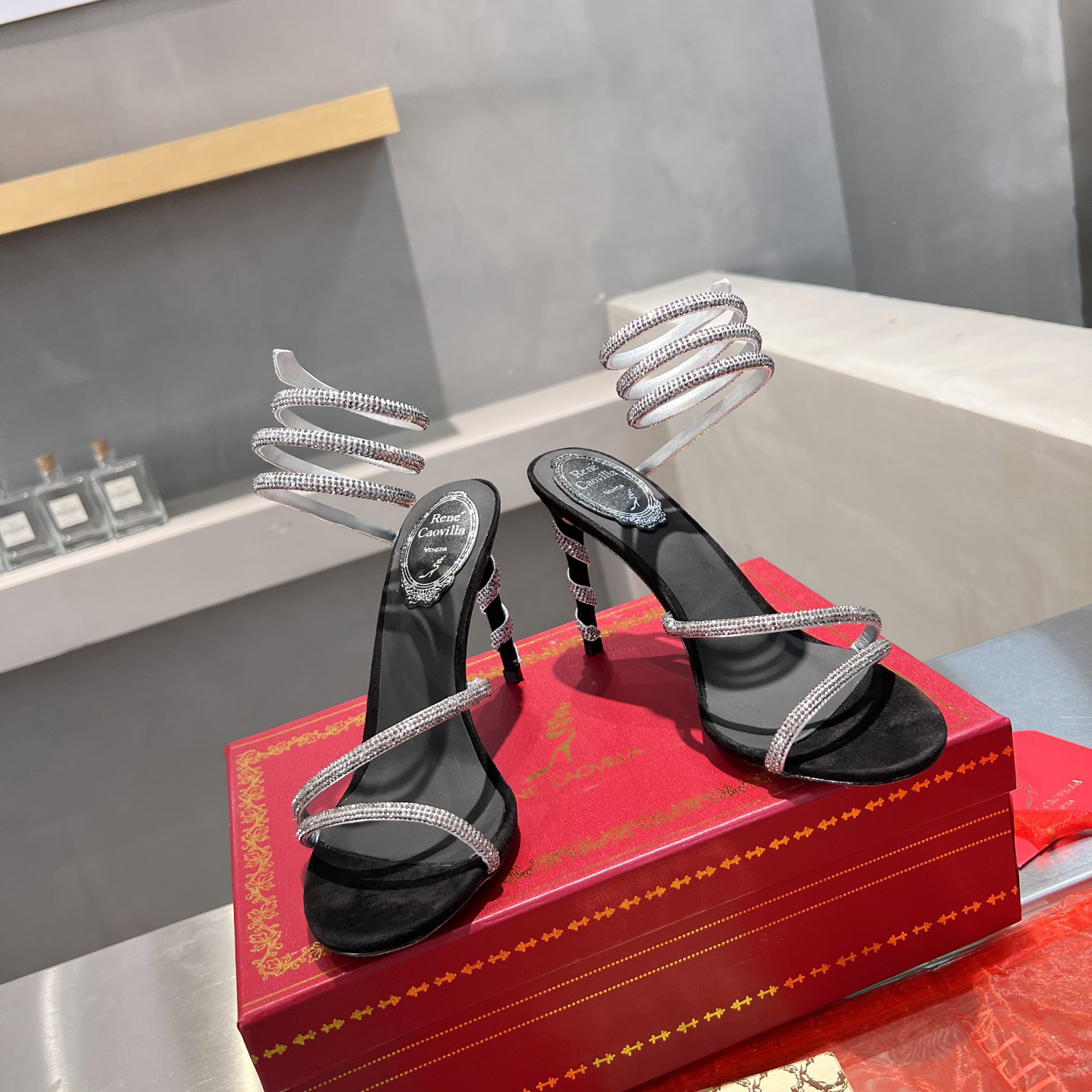 Rene Caovilla Cleo Rene Caovilla Sandal - FashionPlug