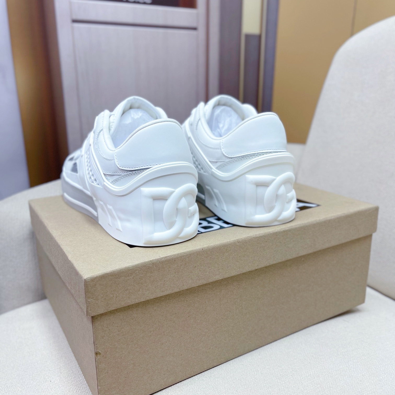 Dolce & Gabbana Calfskin Custom 2.Zero Sneakers - FashionPlug