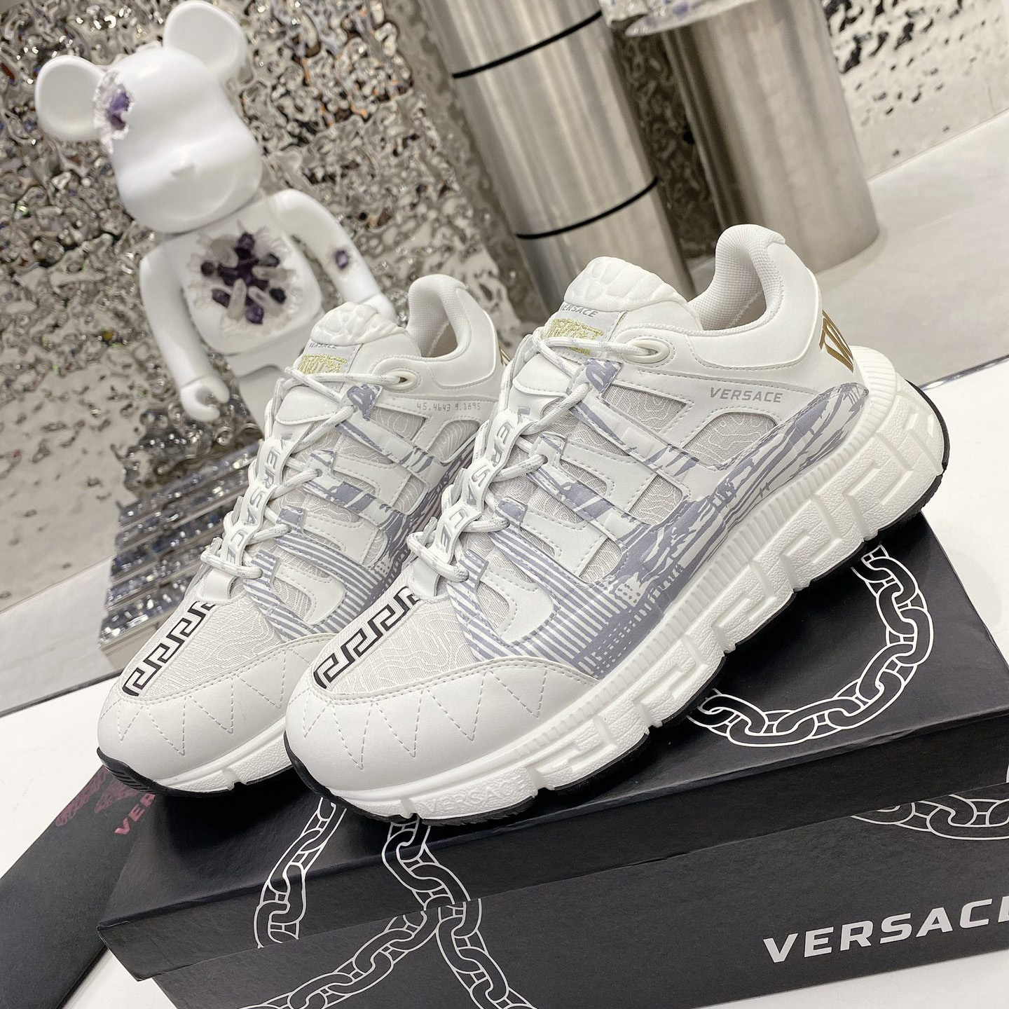 Versace Trigreca Sneakers  - FashionPlug