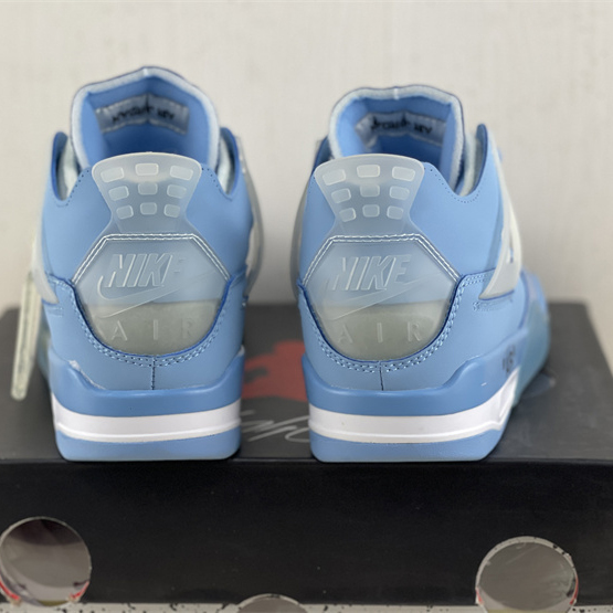 Off White x Air Jordan 4 Sneakers  - FashionPlug