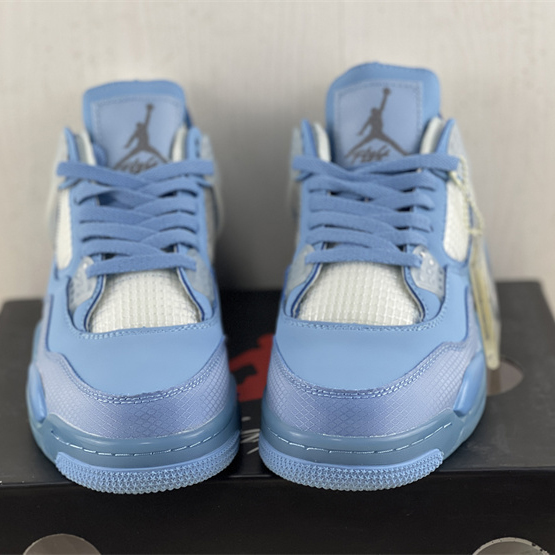 Off White x Air Jordan 4 Sneakers  - FashionPlug