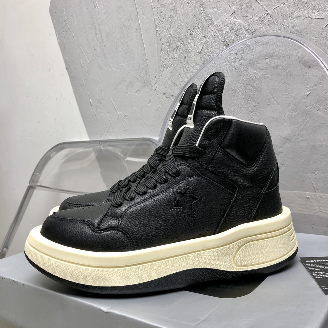 Rick Owens Converse X Drkshdw Turbowpn Sneakers - FashionPlug