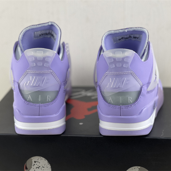 Off White x Air Jordan 4 Sneakers  - FashionPlug