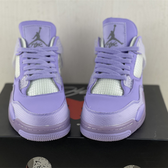 Off White x Air Jordan 4 Sneakers  - FashionPlug