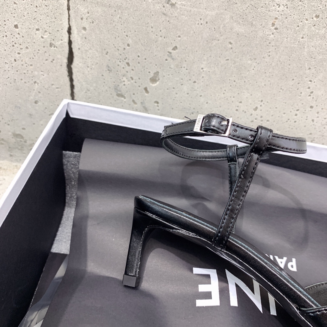 Celine Kitten With Metal Toe In Calfskin - FashionPlug