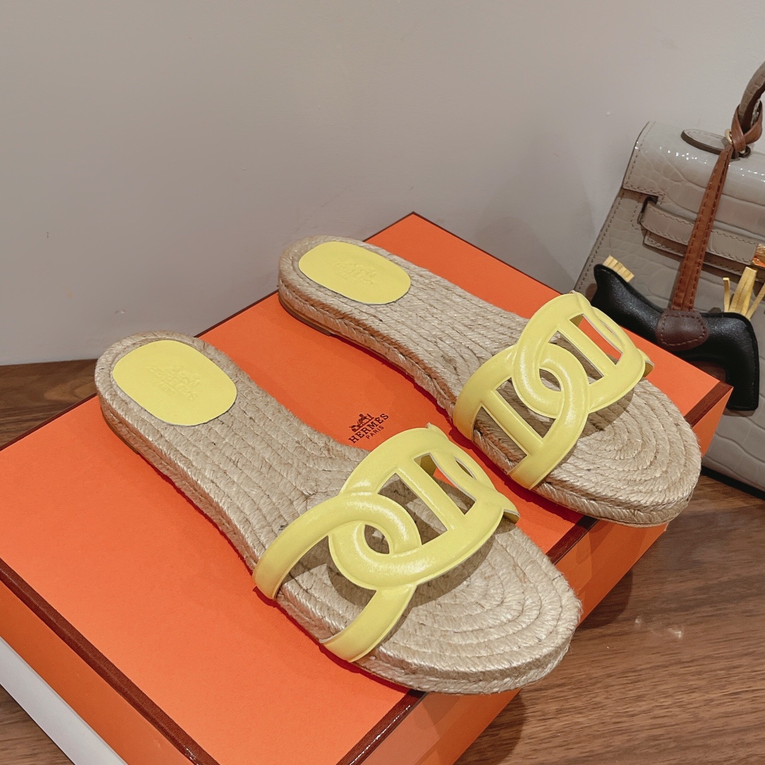 Hermes Famosa Espadrille  - FashionPlug