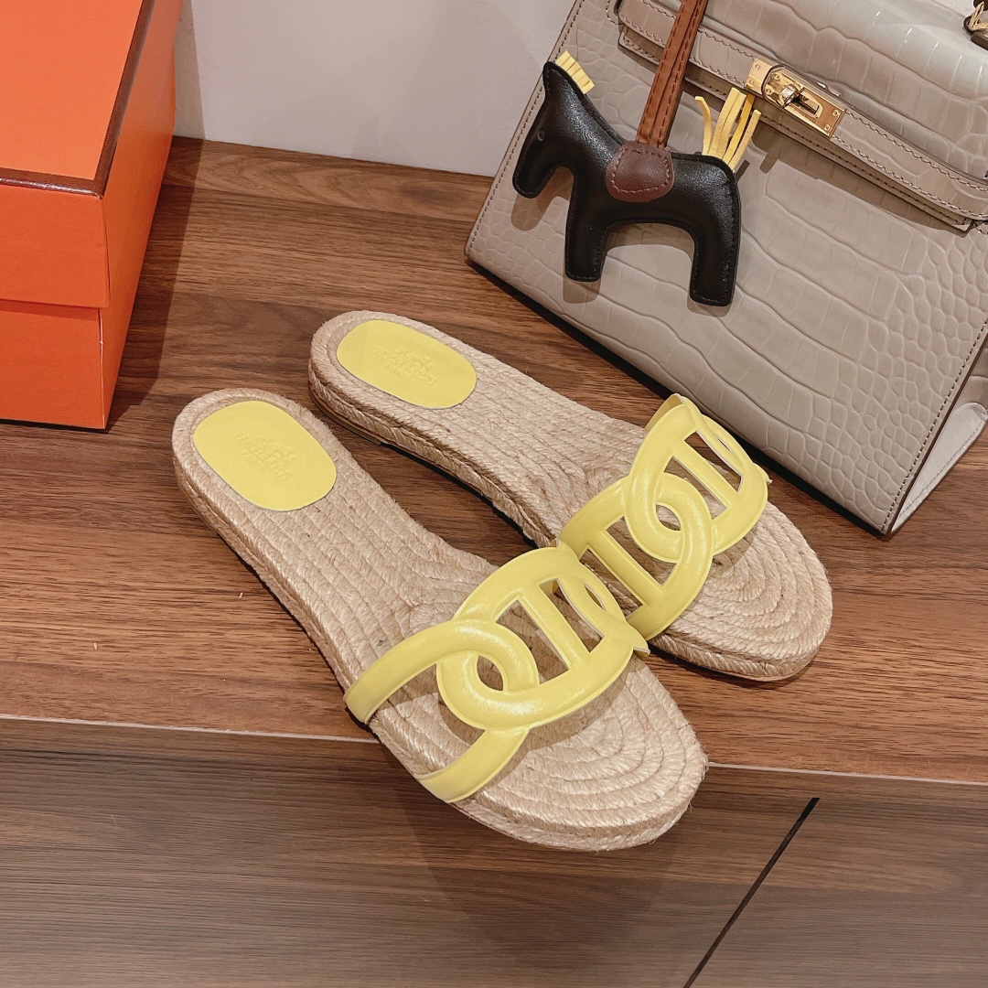 Hermes Famosa Espadrille  - FashionPlug