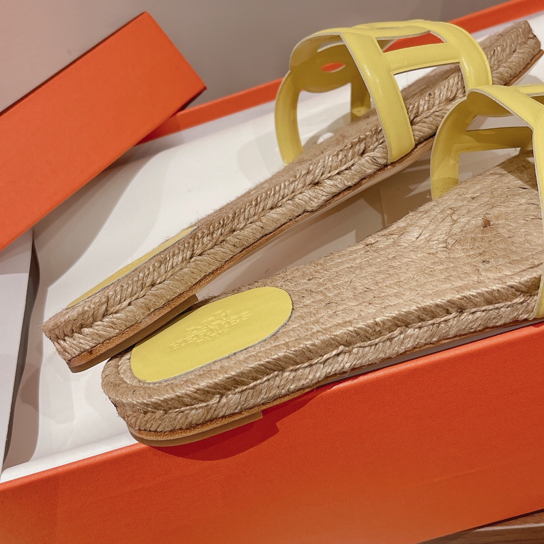 Hermes Famosa Espadrille  - FashionPlug