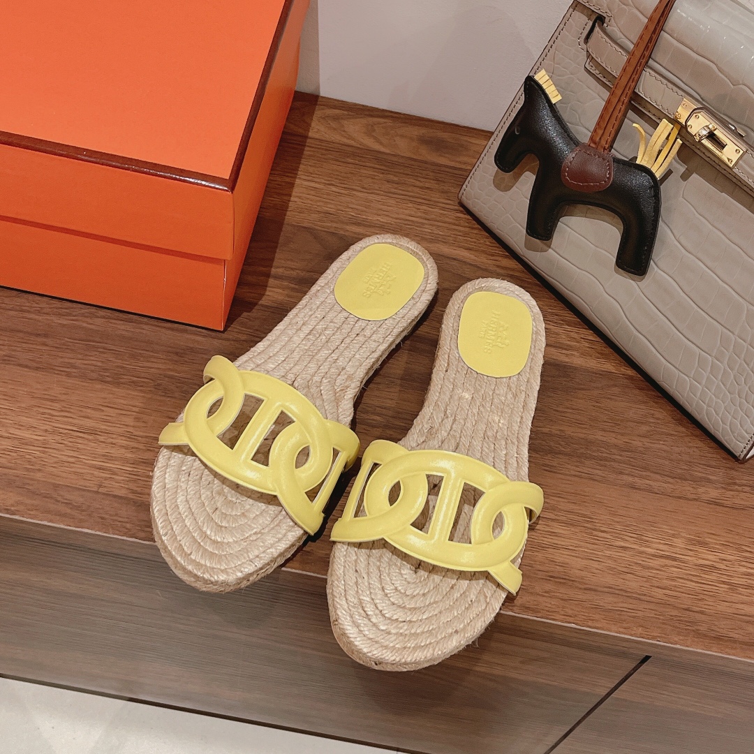 Hermes Famosa Espadrille  - FashionPlug
