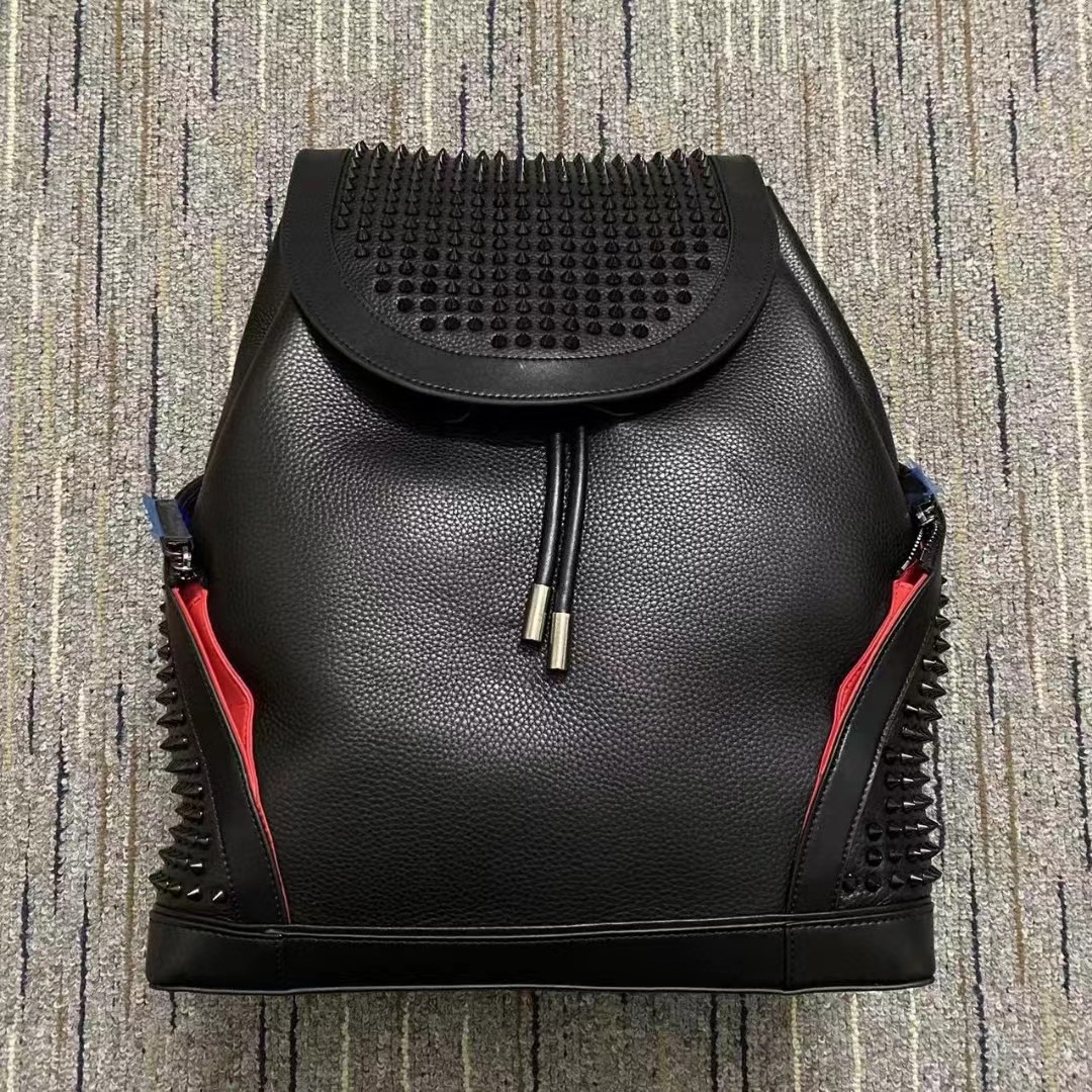 Christian Louboutin Black Backpack(39.5-31-16cm) - FashionPlug