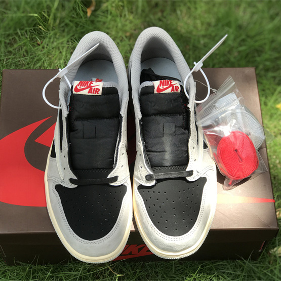 Travis Scott x Fragment x Air Jordan 1 Low Sneaker   DM7866-010  - FashionPlug