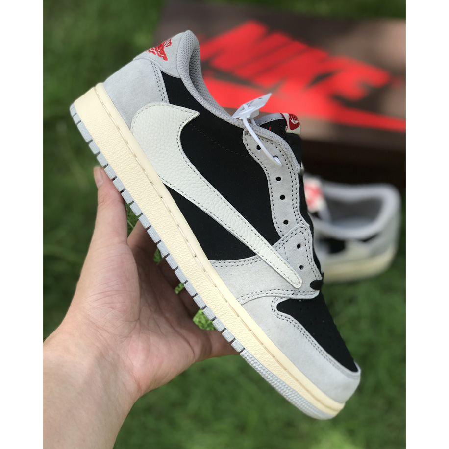 Travis Scott x Fragment x Air Jordan 1 Low Sneaker   DM7866-010  - FashionPlug