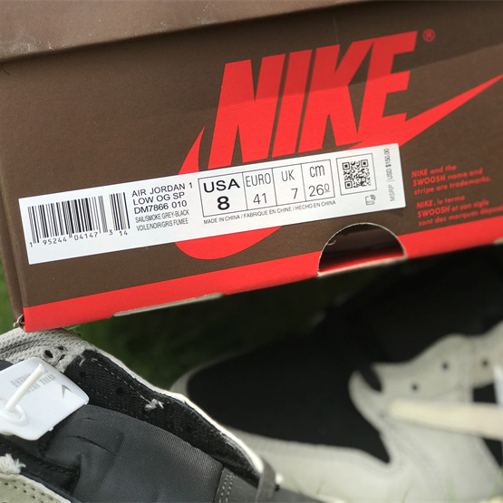 Travis Scott x Fragment x Air Jordan 1 Low Sneaker   DM7866-010  - FashionPlug
