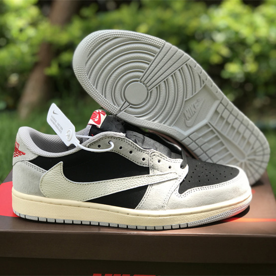 Travis Scott x Fragment x Air Jordan 1 Low Sneaker   DM7866-010  - FashionPlug