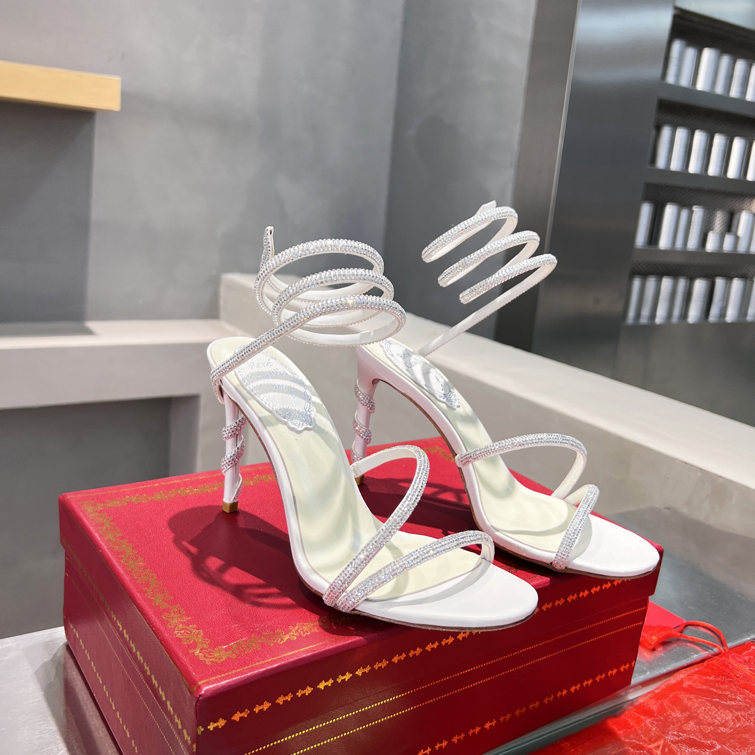 Rene Caovilla Cleo Rene Caovilla Sandal - FashionPlug
