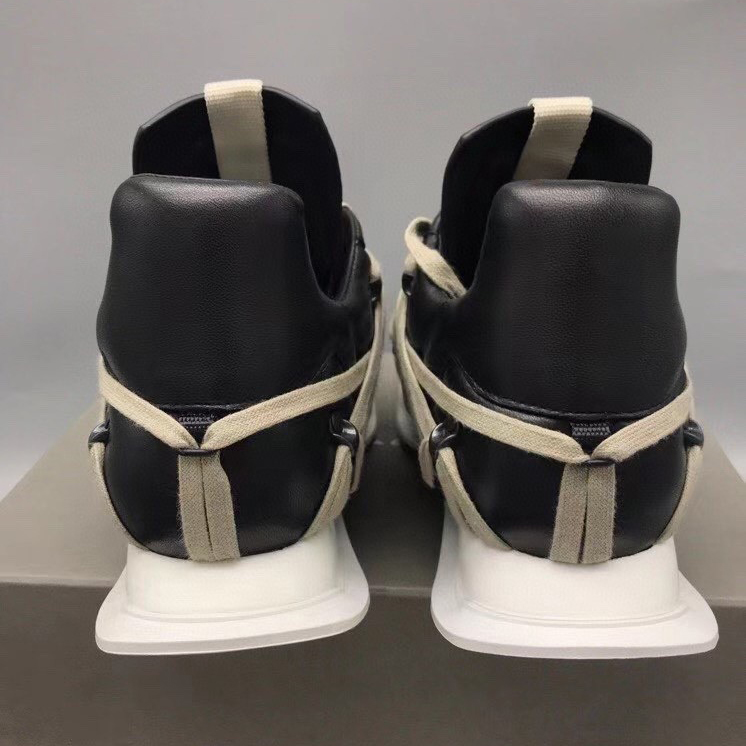 Rick Owens Mega Lace Runner Sneakers - FashionPlug