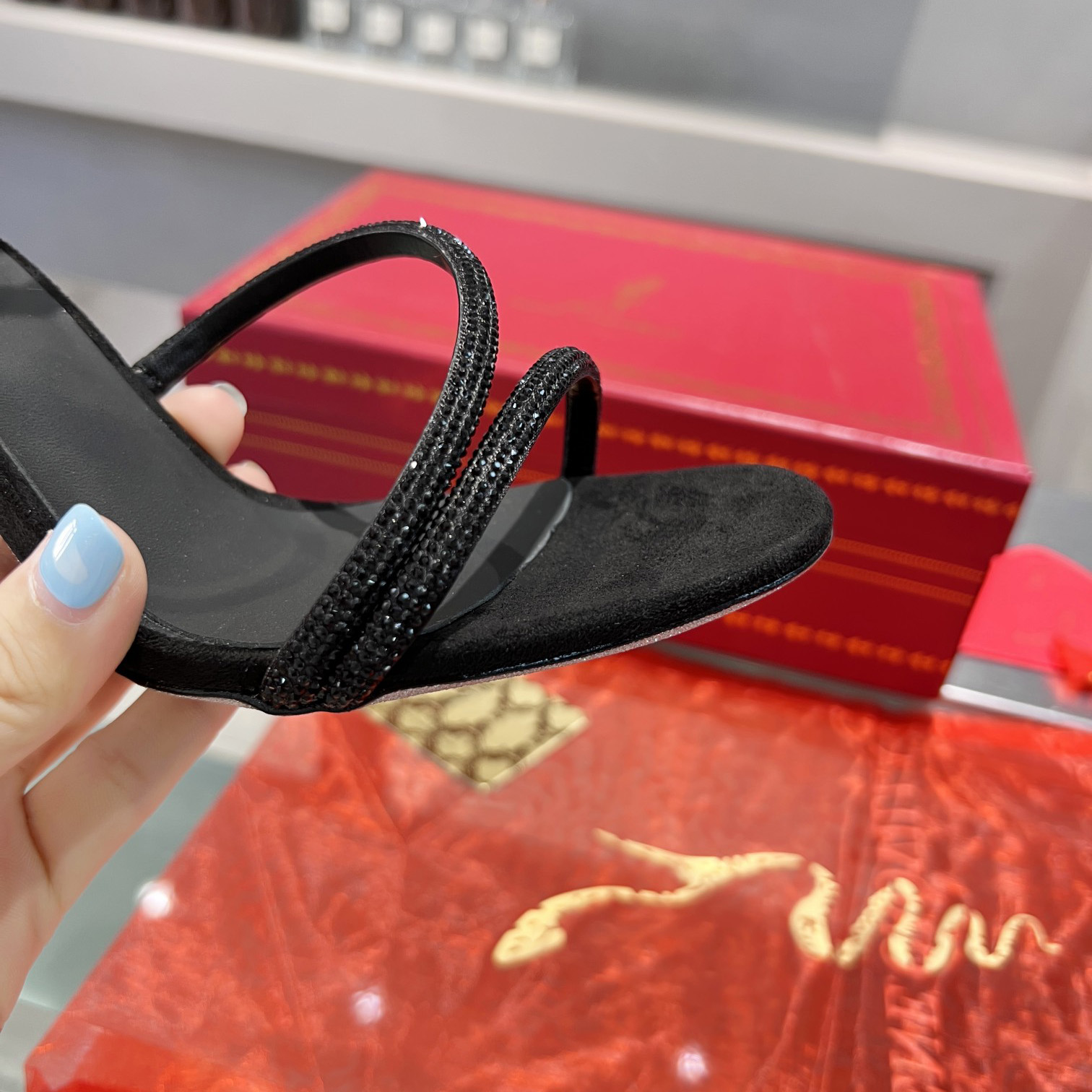 Rene Caovilla Cleo Rene Caovilla Sandal - FashionPlug