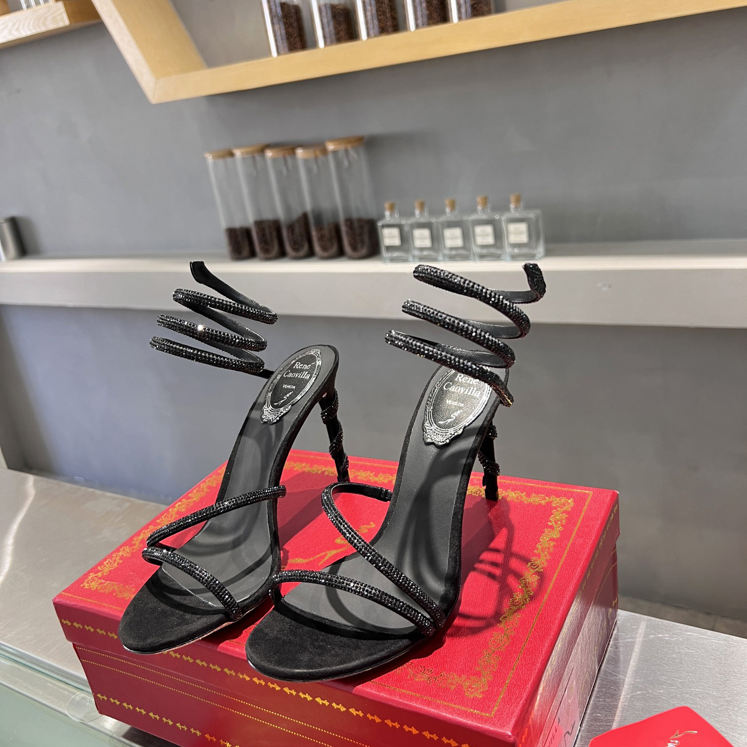 Rene Caovilla Cleo Rene Caovilla Sandal - FashionPlug