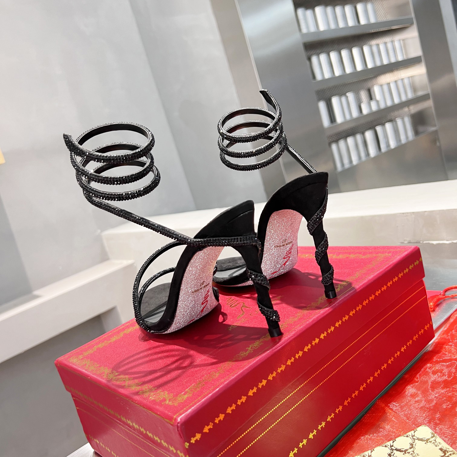 Rene Caovilla Cleo Rene Caovilla Sandal - FashionPlug