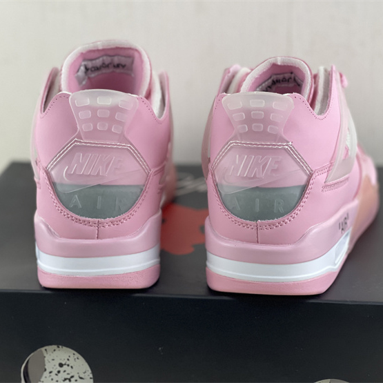 Off White x Air Jordan 4 Sneakers  - FashionPlug