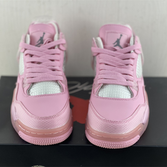 Off White x Air Jordan 4 Sneakers  - FashionPlug