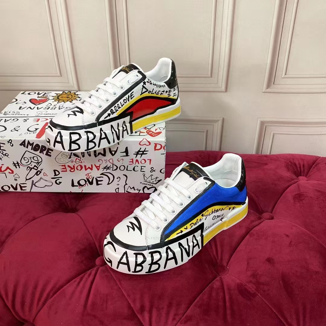 Dolce & Gabbana Limited Edition Portofino Sneakers - FashionPlug
