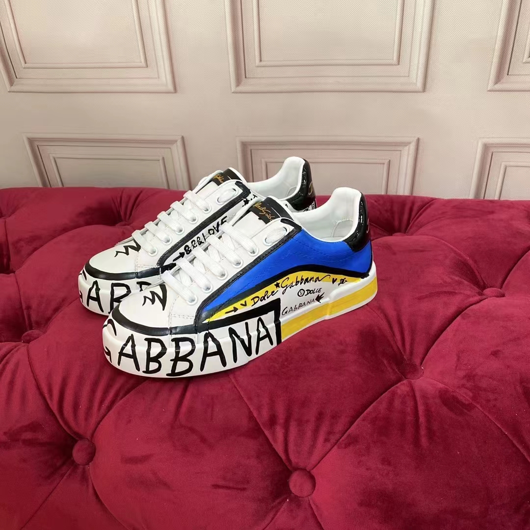 Dolce & Gabbana Limited Edition Portofino Sneakers - FashionPlug