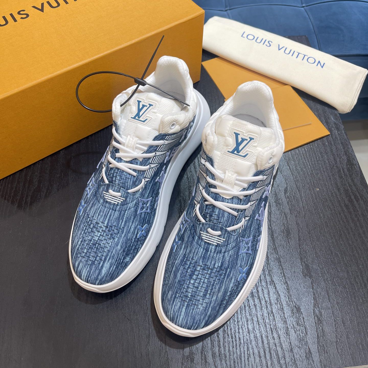 Louis Vuitton Show Up Sneaker     - FashionPlug