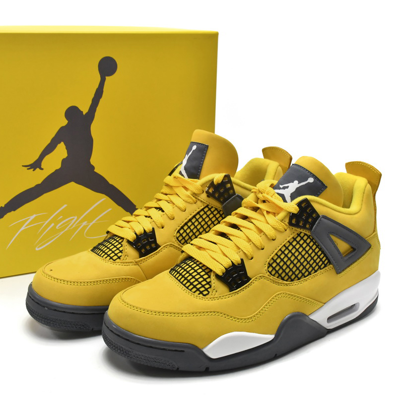 Air Jordan 4 Retro LS Lightning Sneakers  CT8527-700 - FashionPlug