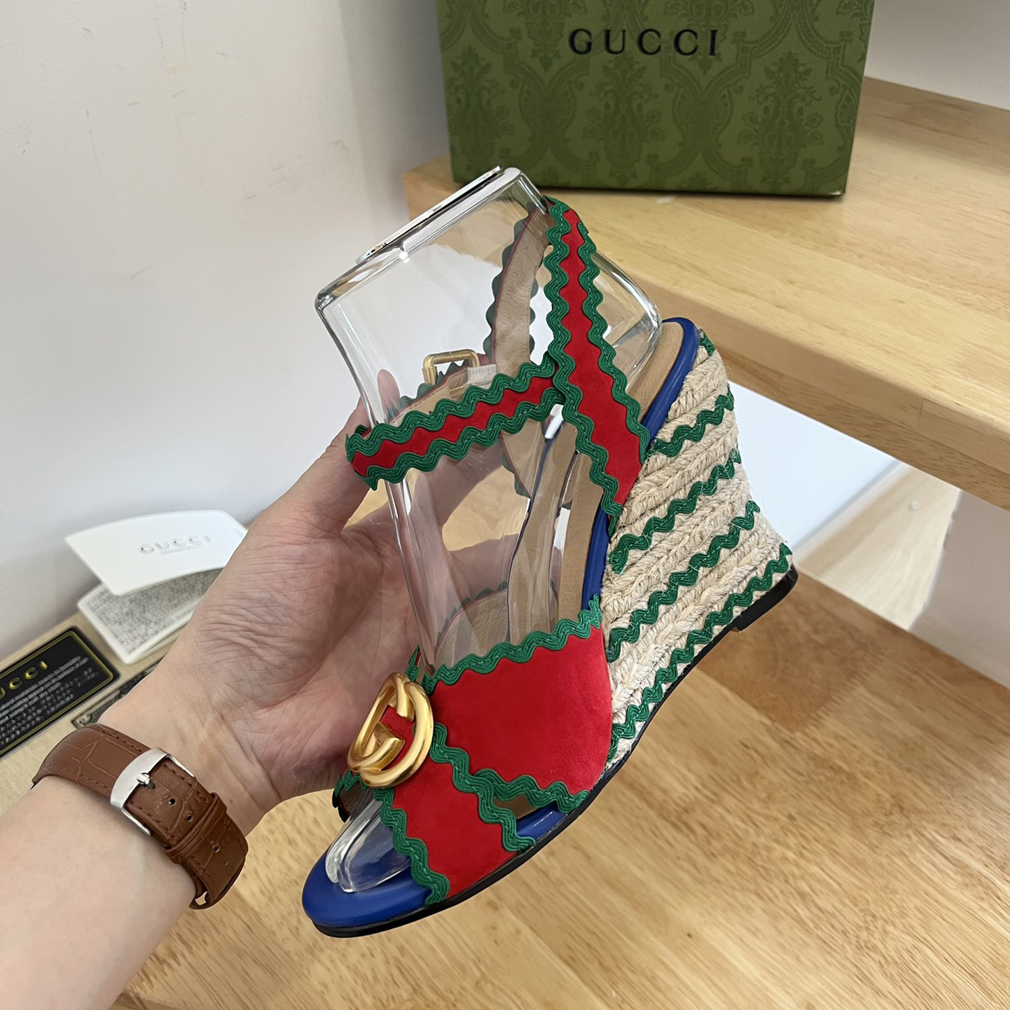 Gucci Women's Espadrille Sandal - FashionPlug