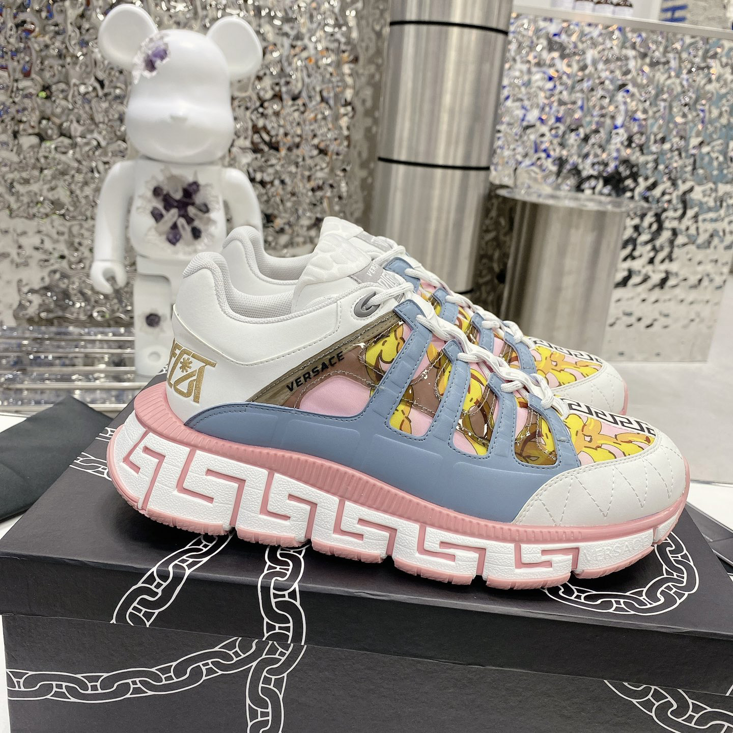 Versace Trigreca Sneakers  - FashionPlug