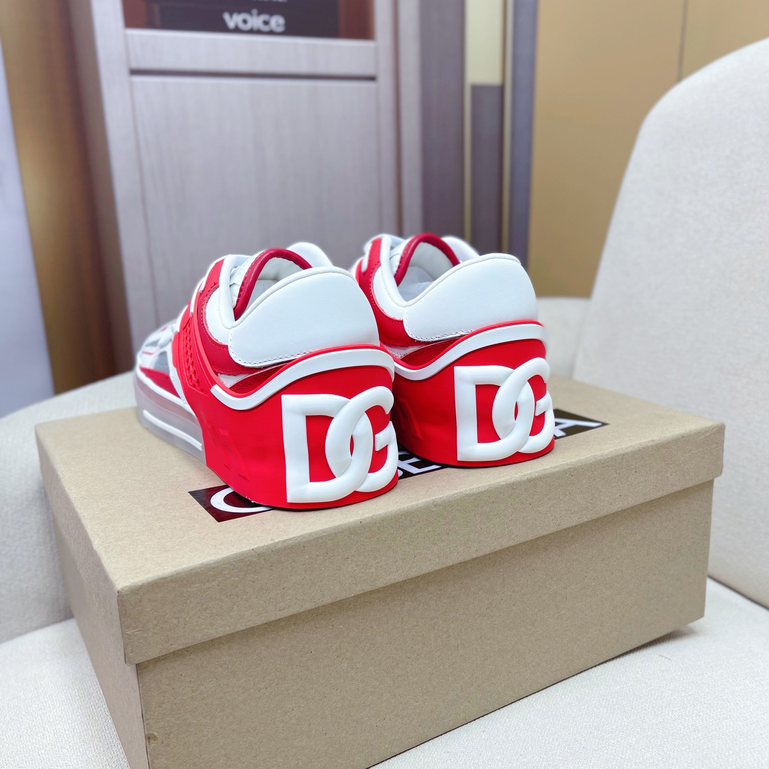Dolce & Gabbana Calfskin Custom 2.Zero Sneakers - FashionPlug