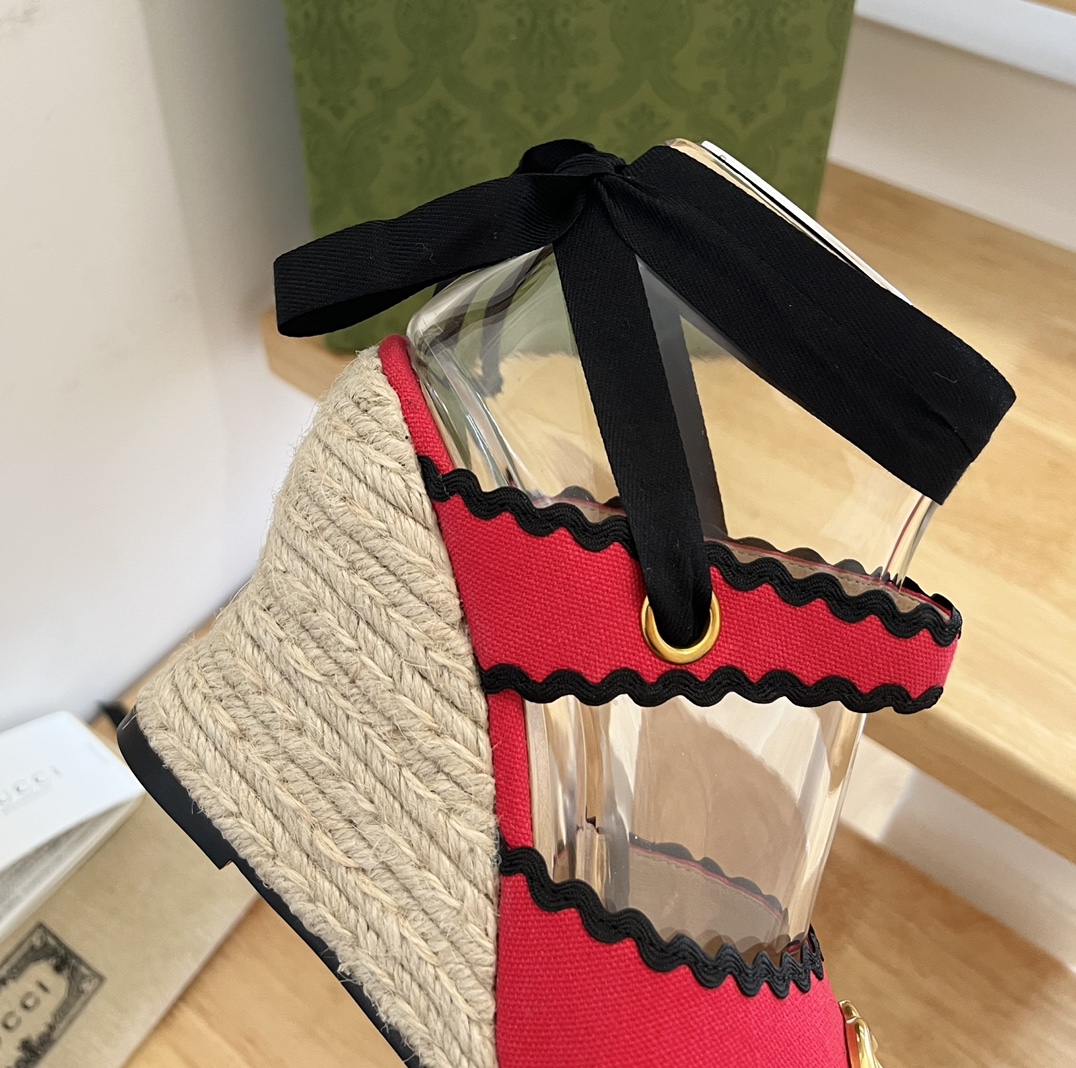 Gucci Women's Platform Espadrilles - FashionPlug