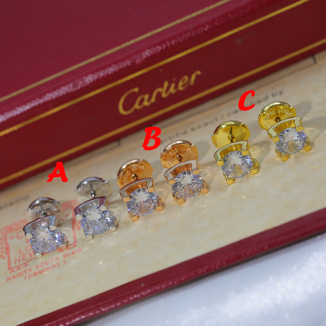 Cartier C De Cartier Earrings - FashionPlug