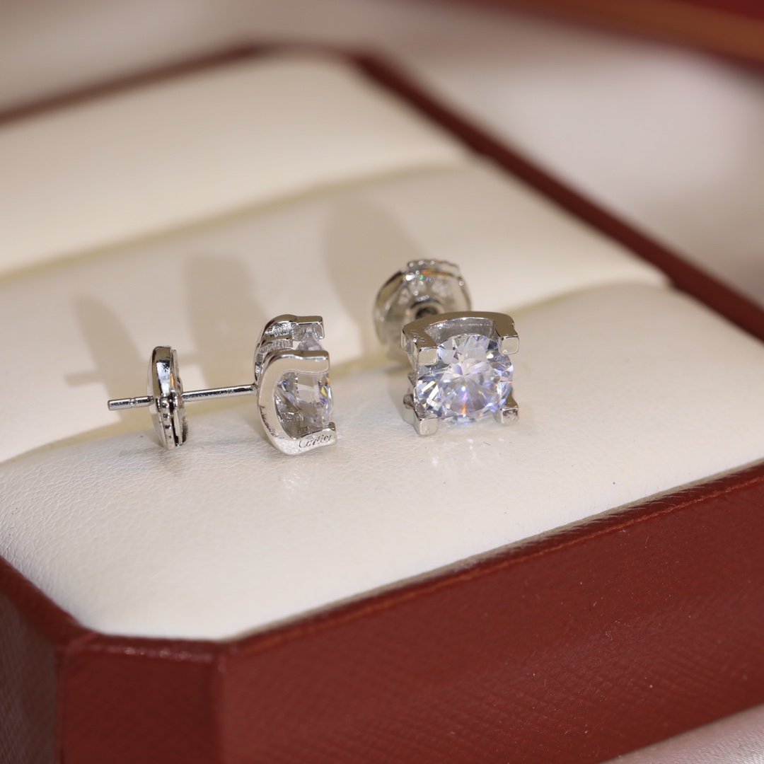 Cartier C De Cartier Earrings - FashionPlug