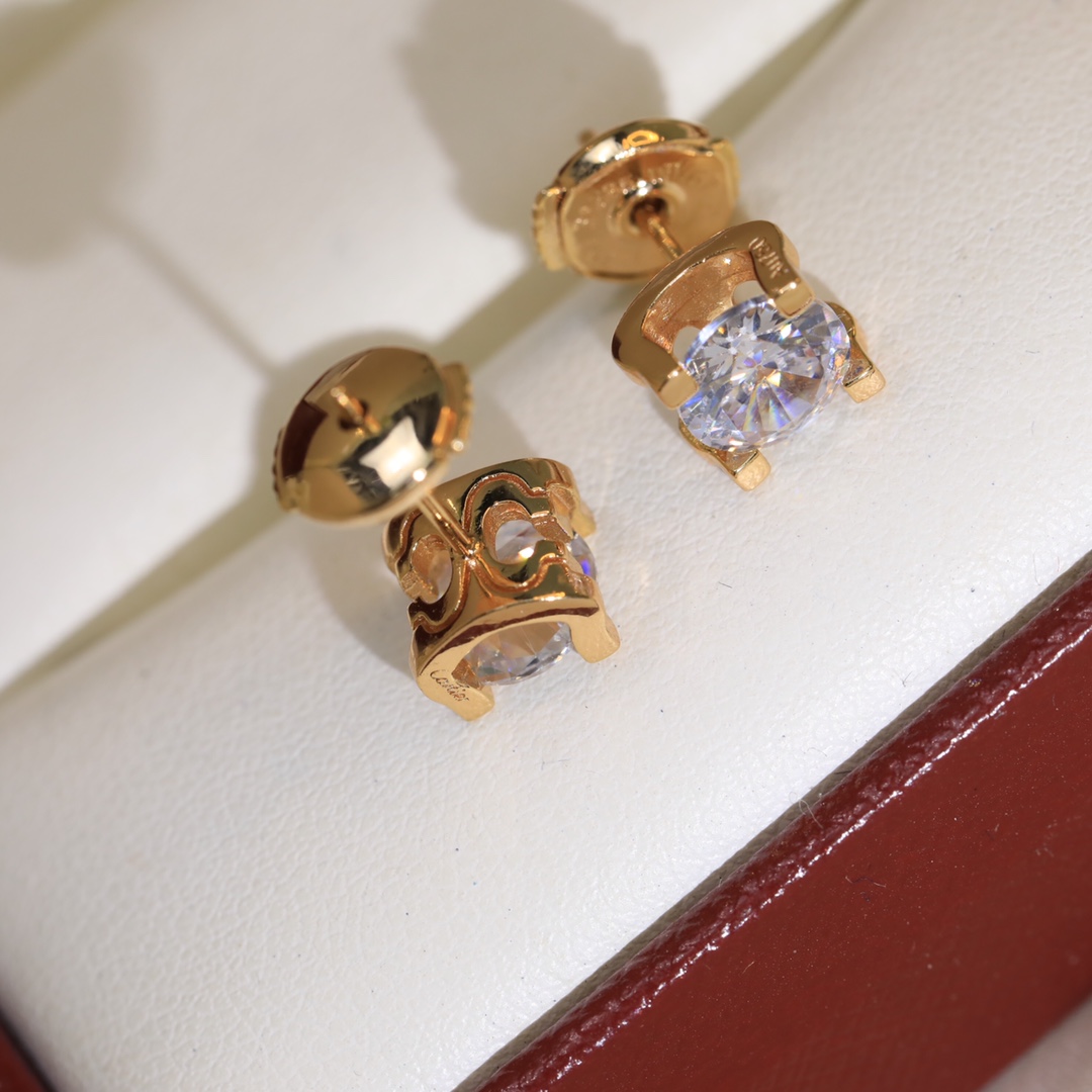 Cartier C De Cartier Earrings - FashionPlug
