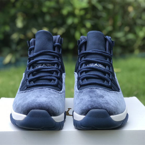 Air Jordan 11 Velvet WMNS “Midnight Navy” Sneaker      AR0715-441  - FashionPlug